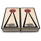 Mini Cornhole Boards - Red/Black Hole Ring