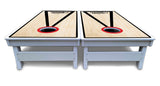 Red/Black Hole Ring Cornhole Boards - All Weather Series