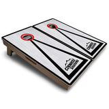 Vacation Cornhole Boards - Grey Wash CS Logo