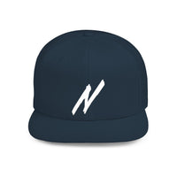 NICE Throw Shop Flat Bill Snapback with N Design – Multiple Colors