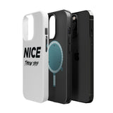 NICE Throw Shop Magnetic iPhone Case – Durable MagSafe® Cover (Supports Multiple Models)
