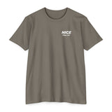 NICE Throw Shop Unisex Tee White Logo – Multiple Colors