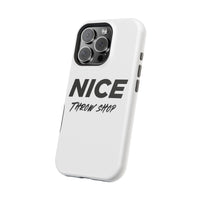 NICE Throw Shop Magnetic iPhone Case – Durable MagSafe® Cover (Supports Multiple Models)