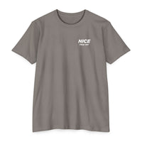 NICE Throw Shop Unisex Tee White Logo – Multiple Colors