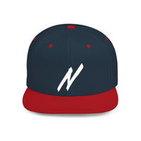 NICE Throw Shop Flat Bill Snapback with N Design – Multiple Colors