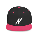 NICE Throw Shop Flat Bill Snapback with N Design – Multiple Colors