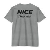 NICE Throw Shop Unisex Tee Black Logo – Multiple Colors