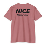 NICE Throw Shop Unisex Tee Black Logo – Multiple Colors