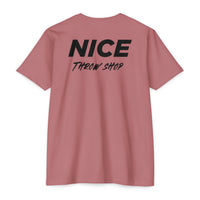 NICE Throw Shop Unisex Tee Black Logo – Multiple Colors