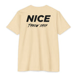 NICE Throw Shop Unisex Tee Black Logo – Multiple Colors