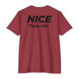 NICE Throw Shop Unisex Tee Black Logo – Multiple Colors