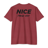 NICE Throw Shop Unisex Tee Black Logo – Multiple Colors