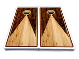 Wooden Triangle Cornhole Boards - All Weather Series