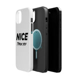 NICE Throw Shop Magnetic iPhone Case – Durable MagSafe® Cover (Supports Multiple Models)