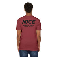 NICE Throw Shop Unisex Tee Black Logo – Multiple Colors