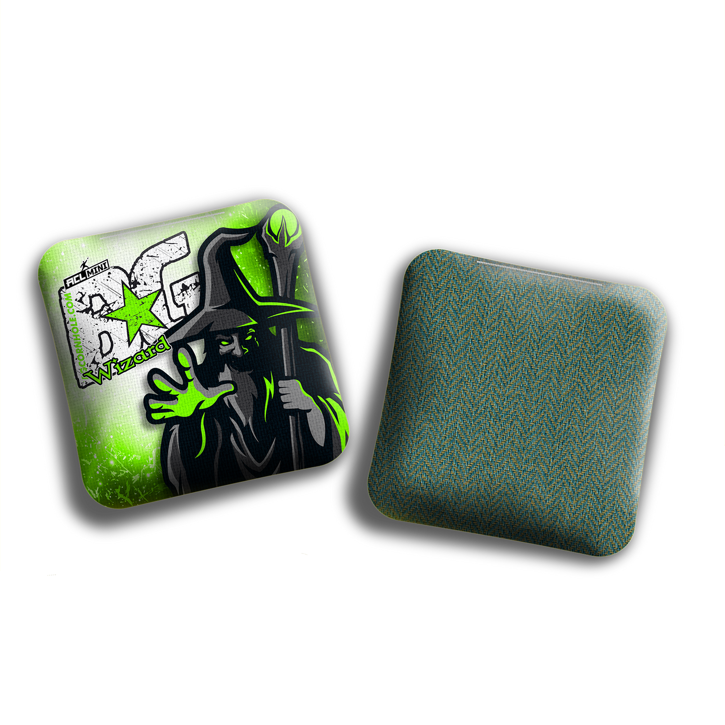 BG Cornhole 2025 BG Wizard 4" Mini Cornhole Bags - “OG WIZARD” - Set of 4 Bags