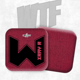 2026 WTF Cornhole X-RAY Pink/Black carpet - ACL Pro Stamped Cornhole Bags - Set of 4 bags