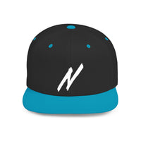 NICE Throw Shop Flat Bill Snapback with N Design – Multiple Colors