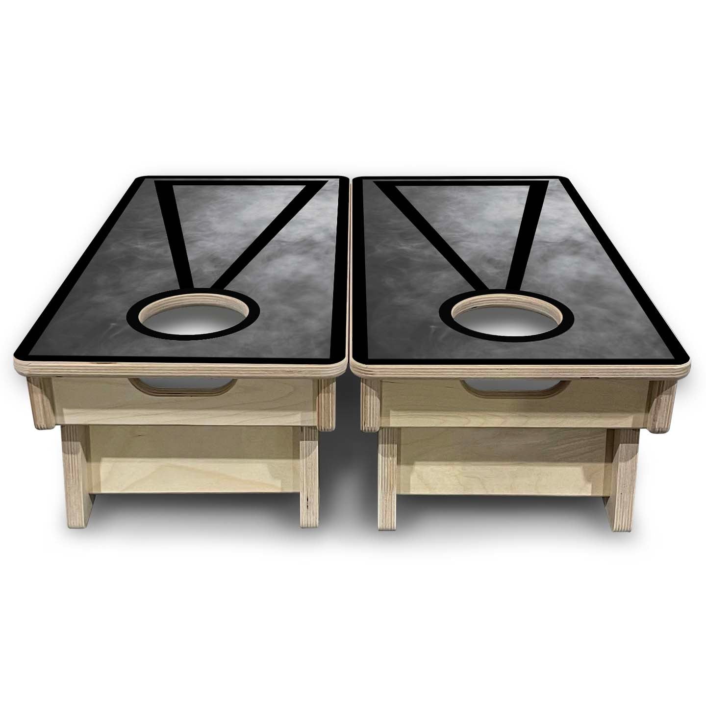 Mini Cornhole Boards - Smoke Design Options