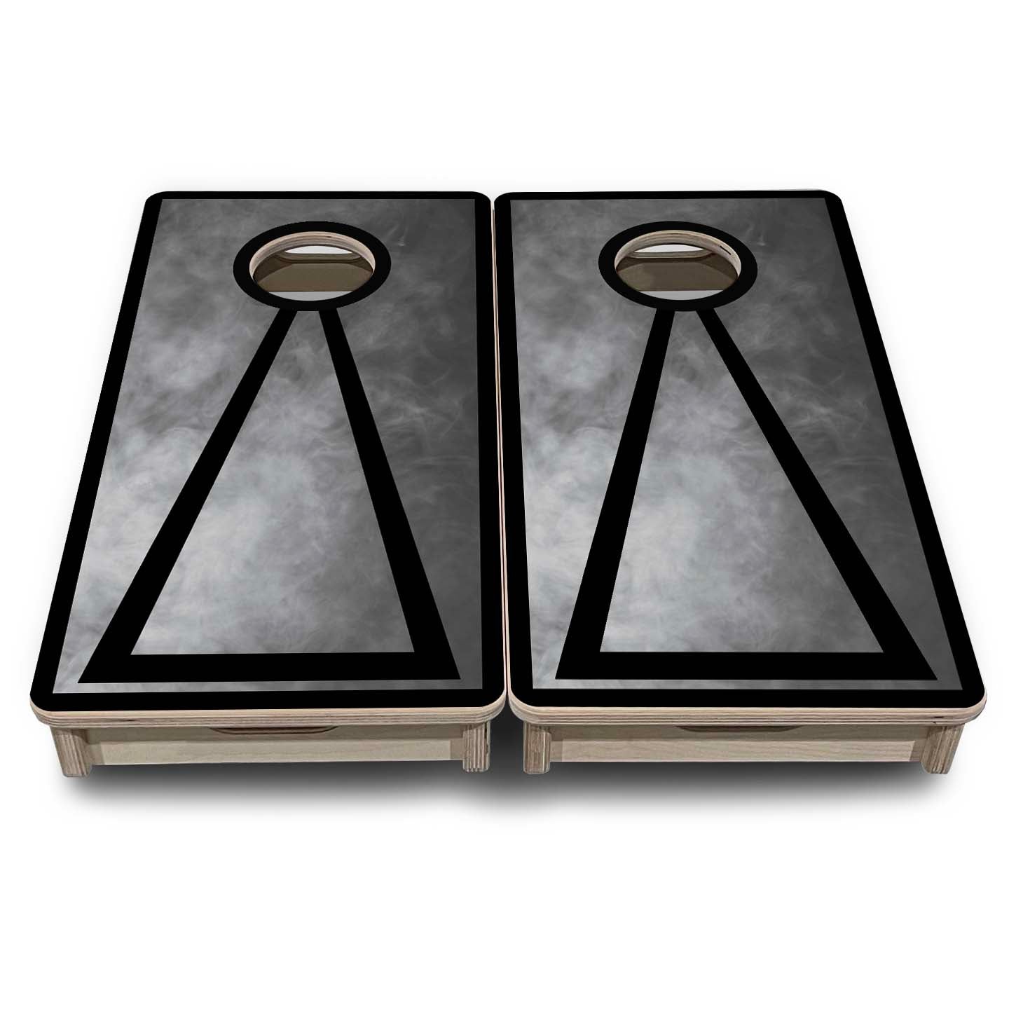 Mini Cornhole Boards - Smoke Design Options