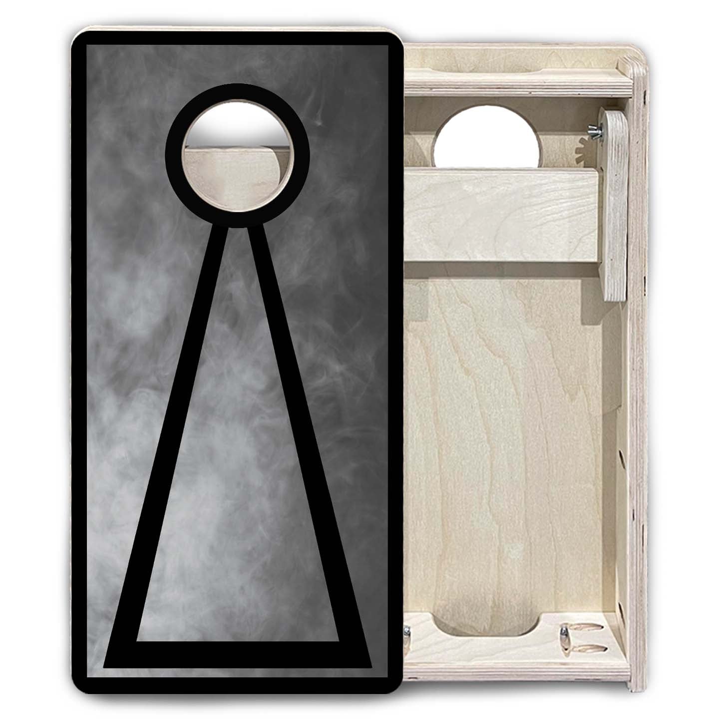 Mini Cornhole Boards - Smoke Design Options