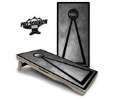 Smoke Triangle Cornhole Boards - Pro Solution Elite Series
