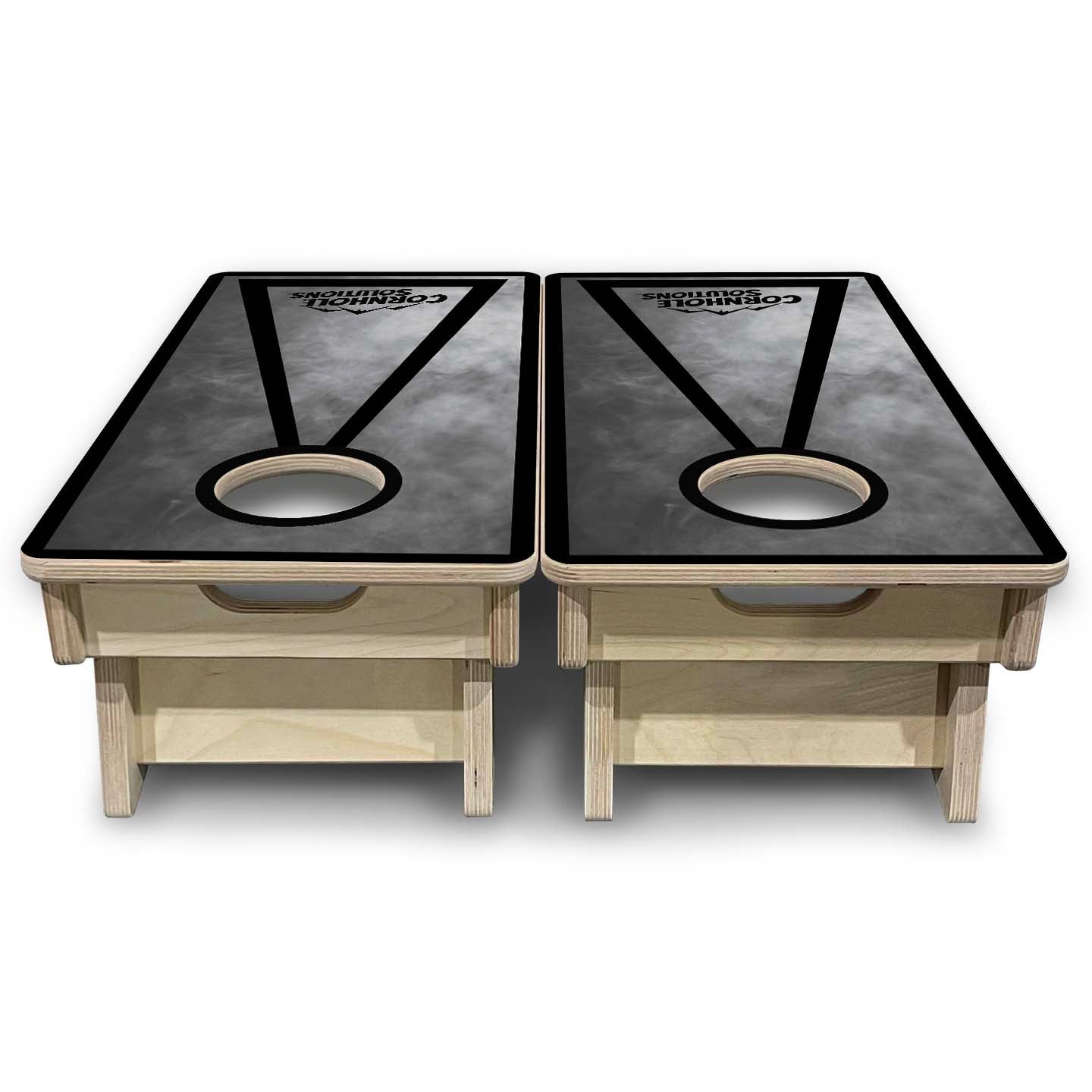 Mini Cornhole Boards - Smoke Design Options
