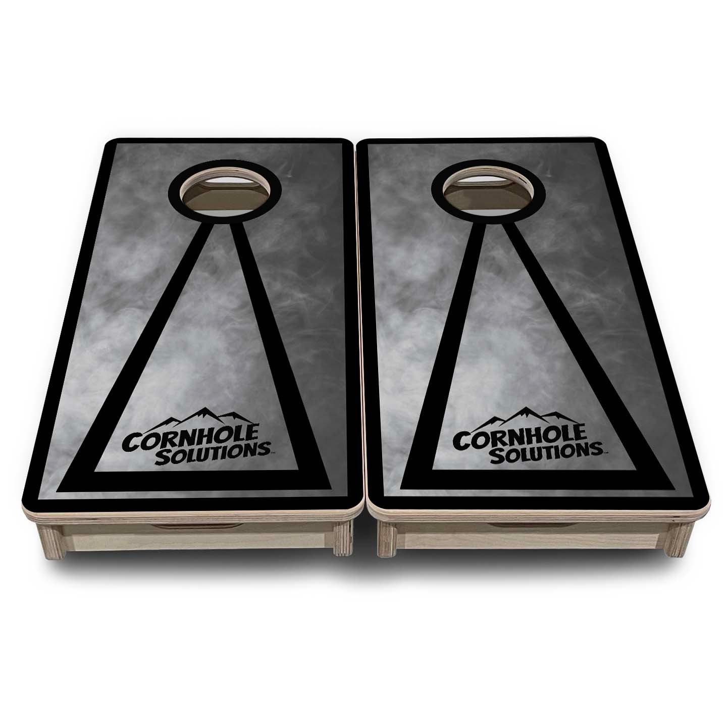 Mini Cornhole Boards - Smoke Design Options