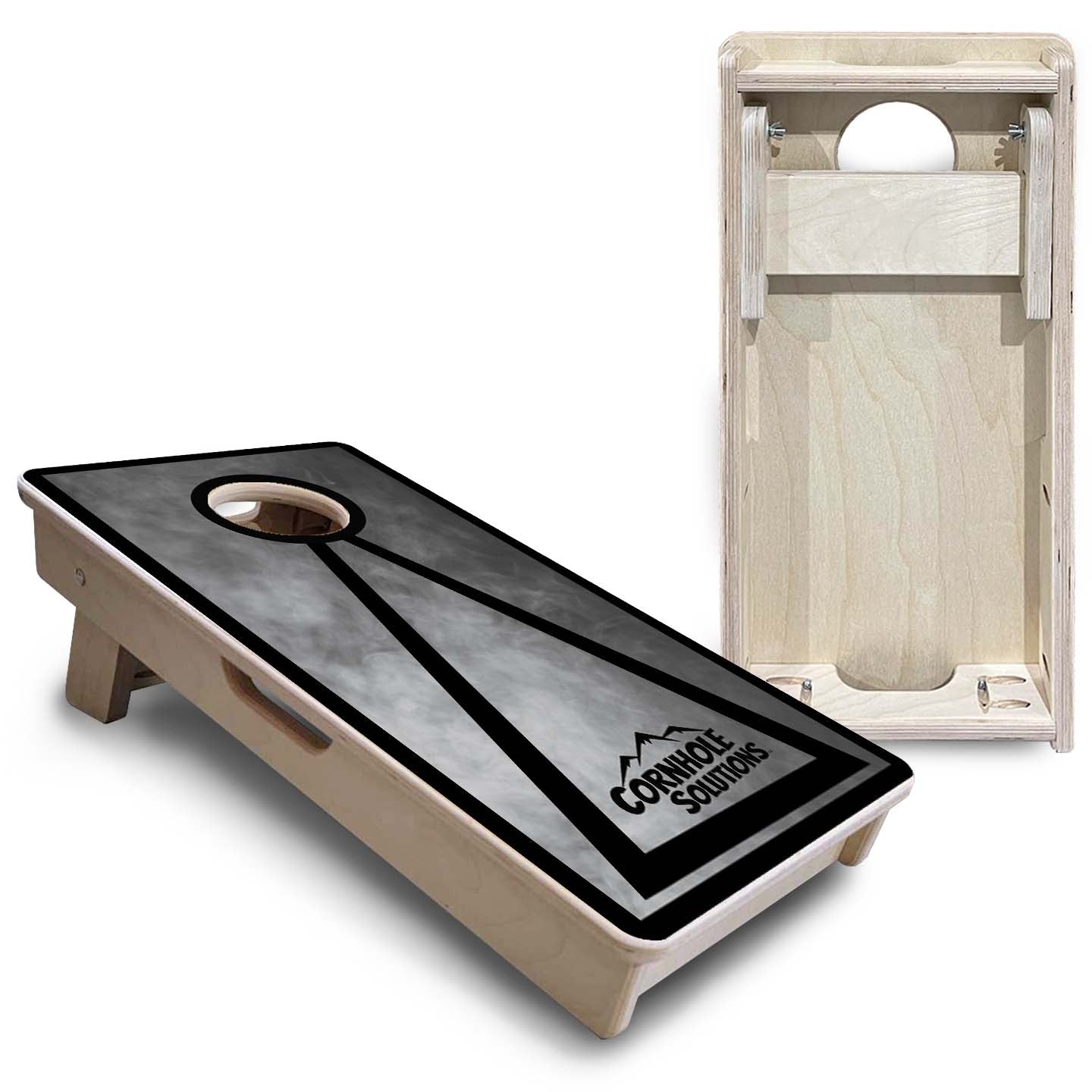 Mini Cornhole Boards - Smoke Design Options