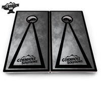 Smoke Triangle Cornhole Boards - Pro Solution Elite Series
