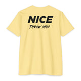 NICE Throw Shop Unisex Tee Black Logo – Multiple Colors