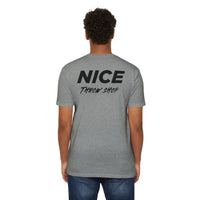 NICE Throw Shop Unisex Tee Black Logo – Multiple Colors