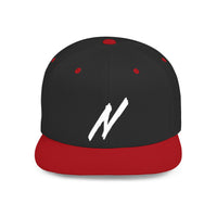NICE Throw Shop Flat Bill Snapback with N Design – Multiple Colors