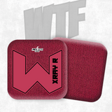 2026 WTF Cornhole X-RAY Pink/Black carpet - ACL Pro Stamped Cornhole Bags - Set of 4 bags