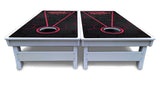 Glow Hole Black Cornhole Boards - All Weather Series