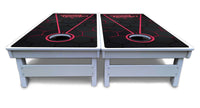Glow Hole Black Cornhole Boards - All Weather Series