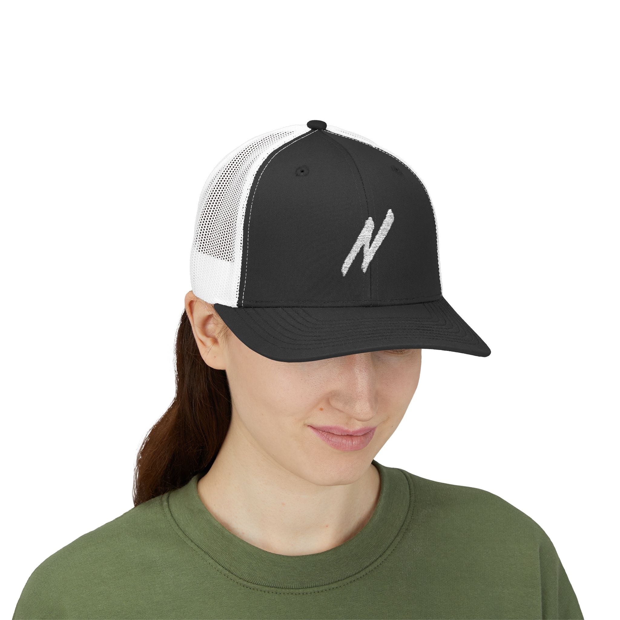 NICE Throw Shop Trucker Cap with N Design – Multiple Colors