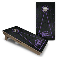 Vacation Cornhole Boards - Neon Nightfall