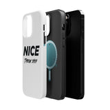 NICE Throw Shop Magnetic iPhone Case – Durable MagSafe® Cover (Supports Multiple Models)