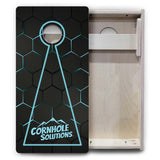 Vacation Cornhole Boards - Neon Nightfall