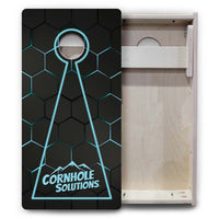 Vacation Cornhole Boards - Neon Nightfall