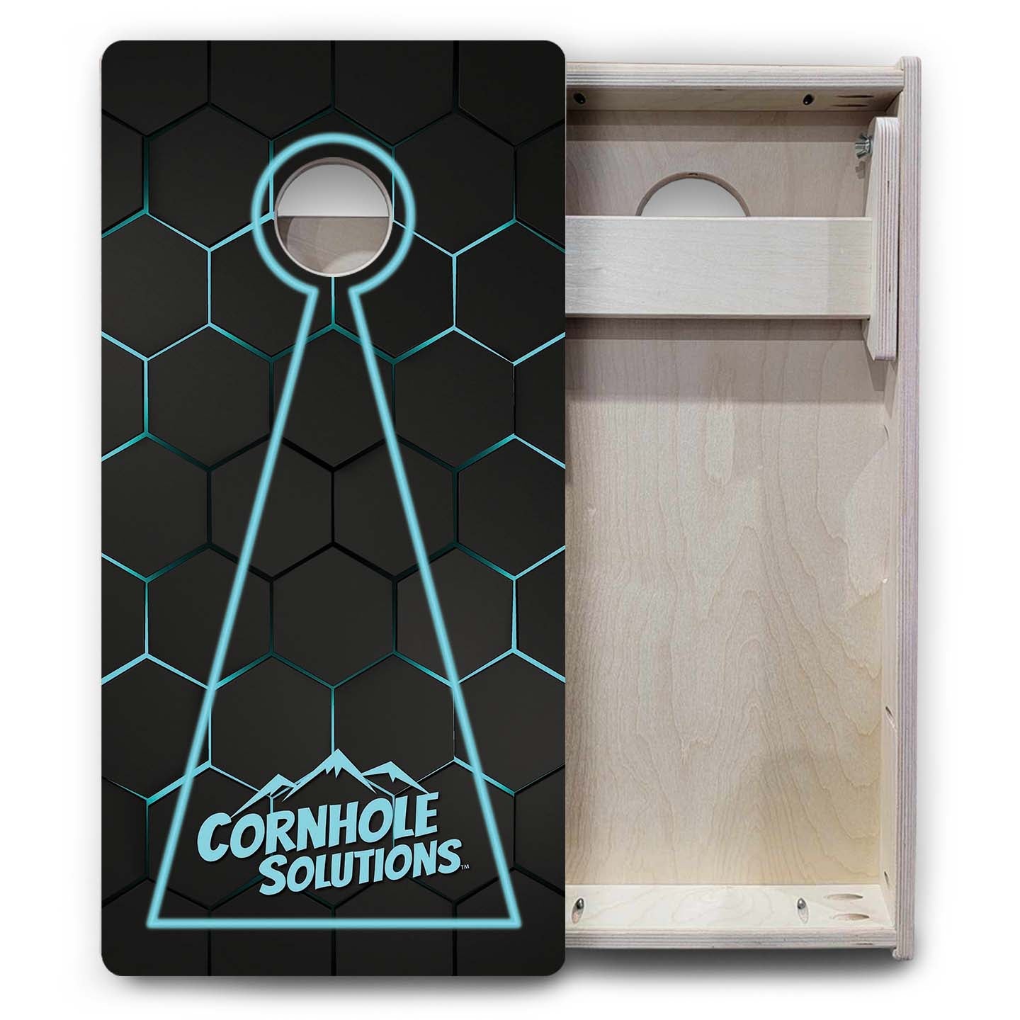 Vacation Cornhole Boards - Neon Nightfall