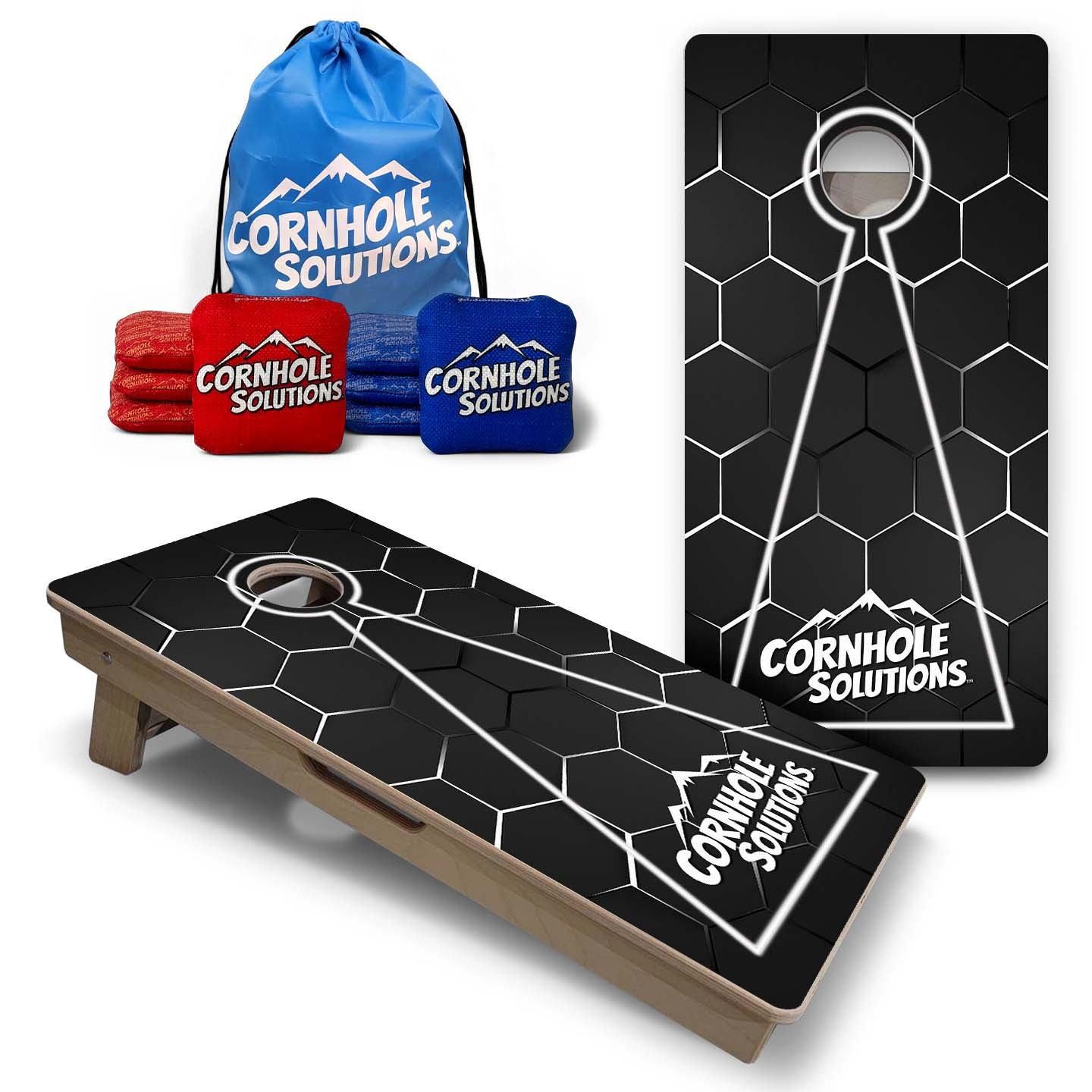 Vacation Cornhole Boards - Neon Nightfall