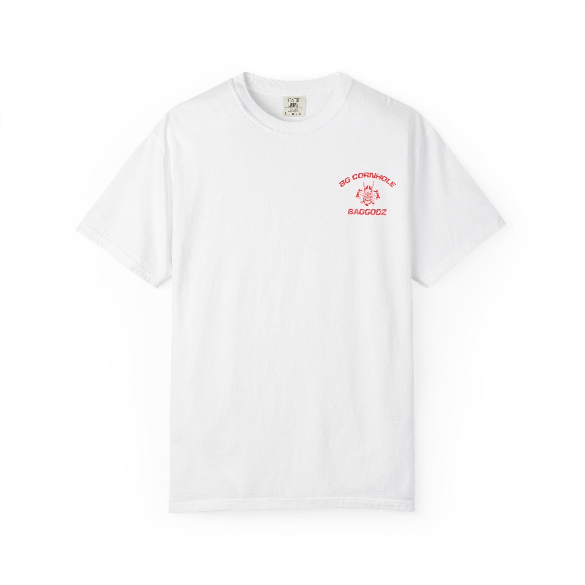 BG Cornhole Red Wavy Badgodz Unisex Tee - Multiple Colors