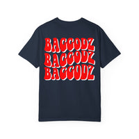 BG Cornhole Red Wavy Badgodz Unisex Tee - Multiple Colors