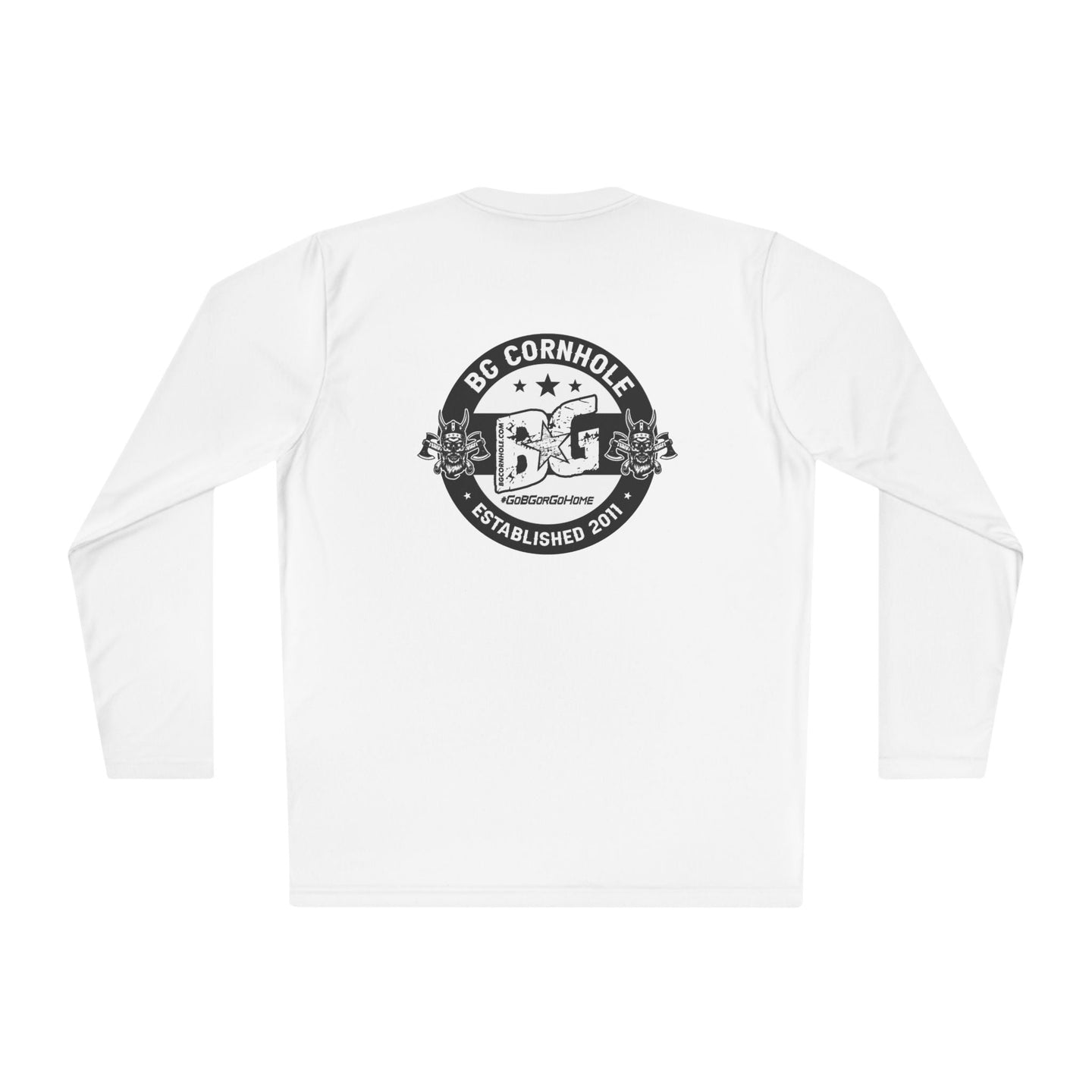 BG Cornhole Unisex Lightweight Polyester Long Sleeve Tee - Multiple Colors