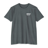 NICE Throw Shop Unisex Tee White Logo – Multiple Colors