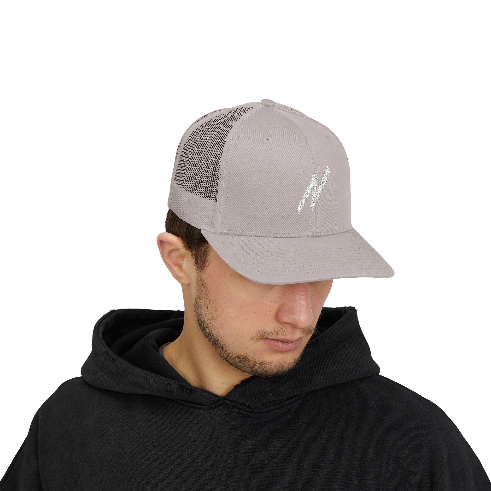 NICE Throw Shop Trucker Cap with N Design – Multiple Colors
