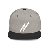NICE Throw Shop Flat Bill Snapback with N Design – Multiple Colors