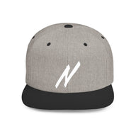NICE Throw Shop Flat Bill Snapback with N Design – Multiple Colors